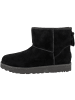 UGG Boots Classic Mini Logo Zip in schwarz