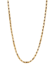 Adeliás Unisex Halskette aus Edelstahl 43+5 in gold