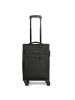 Smartbox Edition 04 4 Rollen Kabinentrolley 55 cm mit Dehnfalte in black