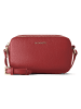 Lazarotti Bologna Leather Umhängetasche Camera-Bag Leder Double-Zip 18 cm red