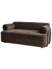 Beliani 2-Sitzer Sofa ELVA in Braun/Schwarz - (W) 170 x (H) 74 x (L) 100 cm