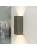 Licht-Erlebnisse Wandlampe (B)11.5 x (H)23 cm in Grau