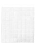 Beliani Bettdecke TELENO in Weiß - (W) 220 x (H) 5 x (L) 240 cm