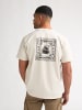 Petrol Industries T-Shirt mit Rückenprint Calor in Weiß