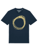wat? Apparel T-Shirt Kreis in Dunkelblau