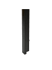 Beliani Esszimmertisch MANN in Braun/Schwarz - (W) 70 x (H) 75 x (L) 120 cm