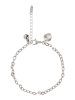 faina Women Chain Link Bracelet With Charms in Silver