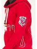 PLUS EIGHTEEN Herren Kapuzenpullover in Rot