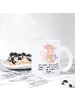 Mr. & Mrs. Panda Glas Maus Nähen mit Spruch in Transparent