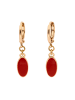 IZIA Women Pair Of Earrings in Red