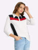 WITT WEIDEN Poloshirt in weiß-schwarz-gemustert