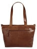 SPIKES & SPARROW Shopper echt Leder in cognac