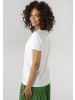 Aniston CASUAL T-Shirt in weiß-grün-moosgrün-neongrün-schwarz-goldfarben