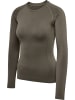 Hummel T-Shirt Hmlflow Multisport Damen in MAJOR BROWN