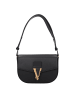 Versace Schwarz Leder Umhängetasche