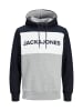 Jack & Jones Kapuzenpullover 'LOGO BLOCKING SWEAT HOOD' 2er Pack in mehrfarbig