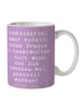 Mr. & Mrs. Panda Tasse Spruch Ausbilderin Geduld mit Spruch in Lavendeltraum