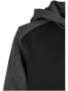 Urban Classics Kapuzenpullover in black/charcoal