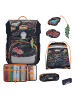 Scout Neo Exklusiv Safety Light Schulranzen-Set 5-teilig in Flames