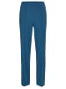 GOLDNER Kurzgröße:  Trageangenehme Rippenhose in blau