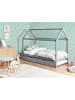 Beliani Kinderbett CRILLON in Grau - (W) 210 x (H) 162 x (L) 99 cm
