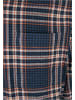 Urban Classics Flanell-Hemden in darkblue/rustred