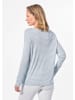GOLDNER Kurzgröße:  Blusenshirt Blusenshirt mit Mustermix in graugrün / gemustert