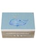 Mr. & Mrs. Panda Geschenkbox Wal Konfetti ohne Spruch in Blau Pastell