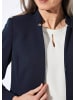 GOLDNER Kurzgröße:  Blazer mit Stehkragen in marine