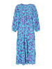 aleida Women Dress in blue purple