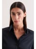 Seidensticker Hemdbluse Slim in Schwarz