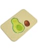 Mr. & Mrs. Panda Badezimmerteppich Avocado Kern rollt ohne Spruch in Gelb Pastell