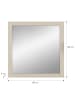 xonox.home Spiegel  (B/H/T: 80x80x2 cm) in sandbeige