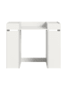 ebuy24 Waschmaschinenschrank Free (3-teilig) Weiß 124 x 60 cm