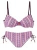 Vivance Bügel-Bikini in rosa bedruckt