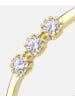 Vanlere Trilogie-Ring aus 375 Gelbgold mit Zirkonia
