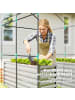 Outsunny Gewächshaus in Weiß 141L x 141B x 190H cm