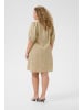 KAFFE curve Kleid KCelna A-shape in Feather Gray/Chinchilla Animal