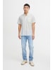 BLEND Kurzarmhemd BHShirt 20716368 Shirt aus Leinenmix in weiß