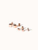 PURELEI Ohrringe Dice Rosegold