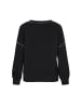 Swirly Women Sweatshirt in Black