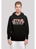 F4NT4STIC Basic Hoodie Star Wars Tatooine Logo in schwarz