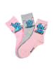 Stitch Kinder Socken 3 Paar Strümpfe in Mehrfarbig