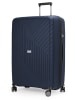 Hauptstadtkoffer TXL - Großer Koffer leichter Reisekoffer 4 Rollen TSA 76cm 119L in Dunkelblau