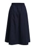 Milano Italy A-förmiger Rock mit Teilungsnähten in Navy