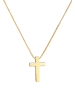 Elli Halskette 925 Sterling Silber Kreuz in Gold