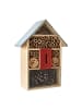 relaxdays Insektenhotel in Natur/ Silber - (B)30 x (H)40 x (T)8 cm