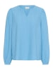 Kaffe Langarm-Bluse KApaulina Regular fit in Forever Blue CC