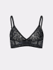 Erlich Textil  ICONIC LACE TRIANGEL BH in schatten schwarz