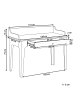 Beliani Schreibtisch MONTIRA in Beige - (W) 118 x (H) 90 x (L) 60 cm
